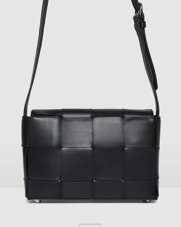 honing crossbodytas 46LN398 zwart leer Jo Mercer accessoires