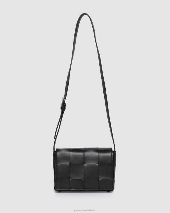 honing crossbodytas 46LN398 zwart leer Jo Mercer accessoires
