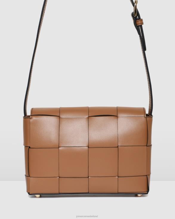 honing crossbodytas 46LN399 bruin leer Jo Mercer accessoires