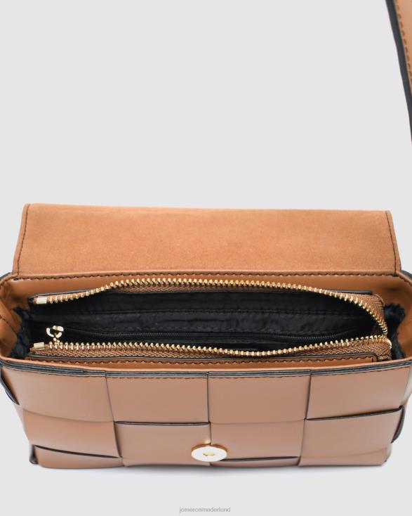 honing crossbodytas 46LN399 bruin leer Jo Mercer accessoires