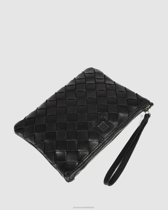Biba Lewisburg buideltas 46LN473 zwart leer Jo Mercer accessoires