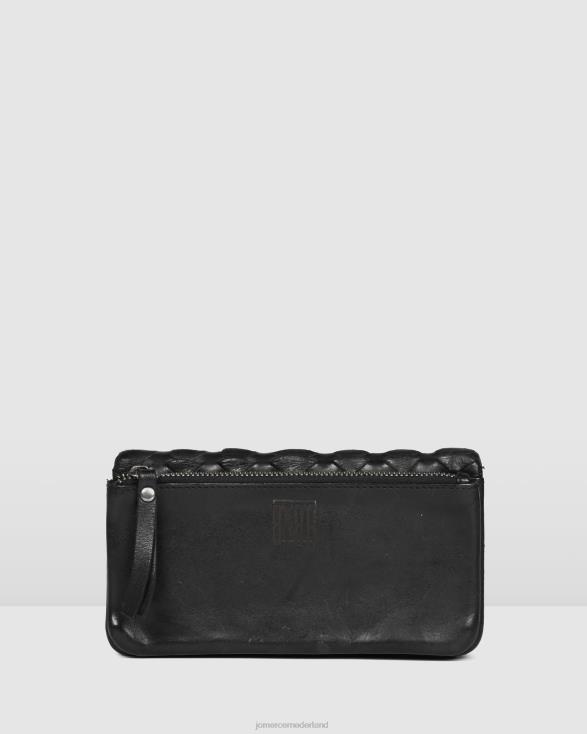 Biba Hardy portemonnee 46LN472 zwart leer Jo Mercer accessoires