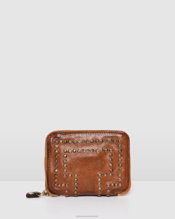 Campomaggi Monte Carlo portemonnee 46LN468 cognac leer Jo Mercer accessoires