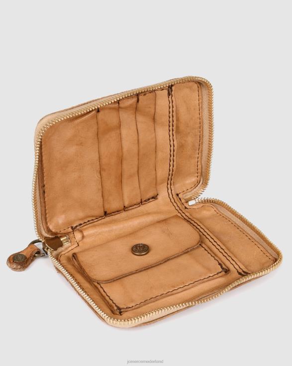 Campomaggi orchideeea2 kleine portemonnee 46LN470 kameel leer Jo Mercer accessoires
