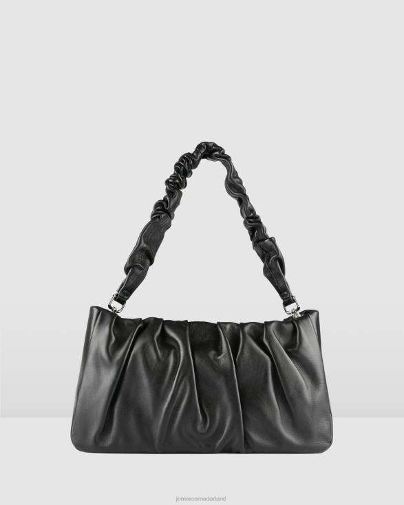 Arcadia schoudertas 46LN429 zwart leer Jo Mercer accessoires