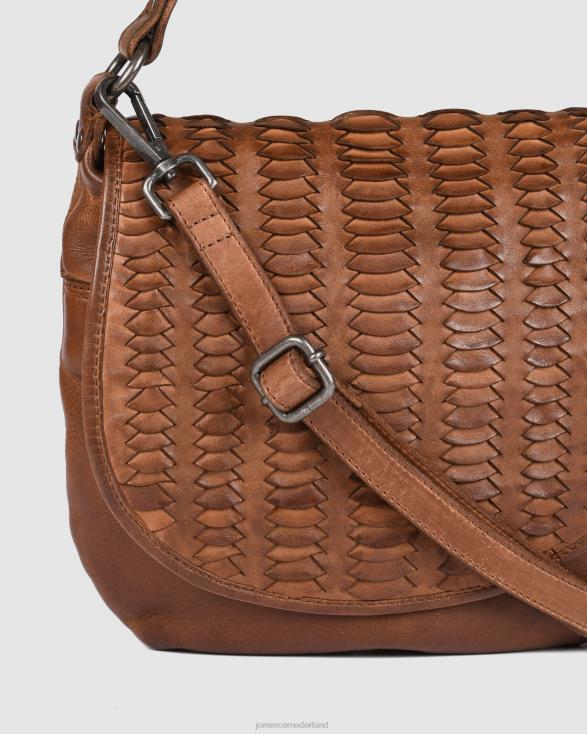 Biba Hardy kleine schoudertas 46LN444 bruin leer Jo Mercer accessoires