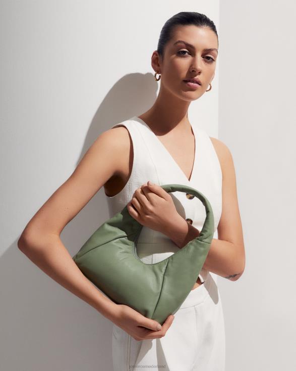sloane schoudertas 46LN435 pistachegroen leer Jo Mercer accessoires