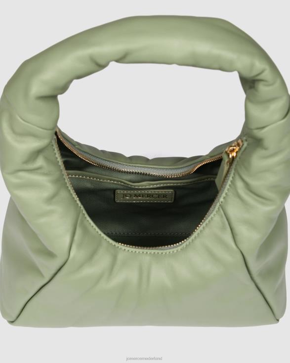sloane schoudertas 46LN435 pistachegroen leer Jo Mercer accessoires