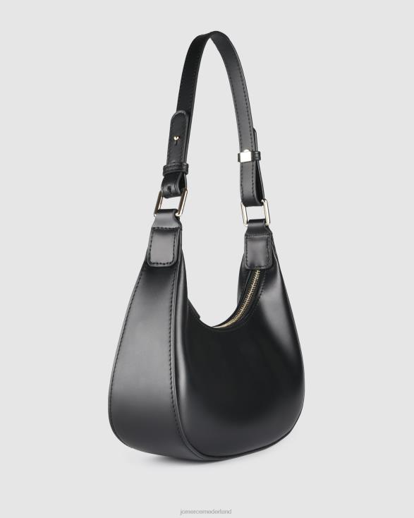 york schoudertas 46LN445 zwart leer Jo Mercer accessoires