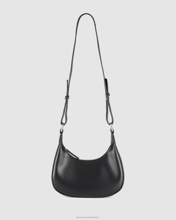 york schoudertas 46LN445 zwart leer Jo Mercer accessoires