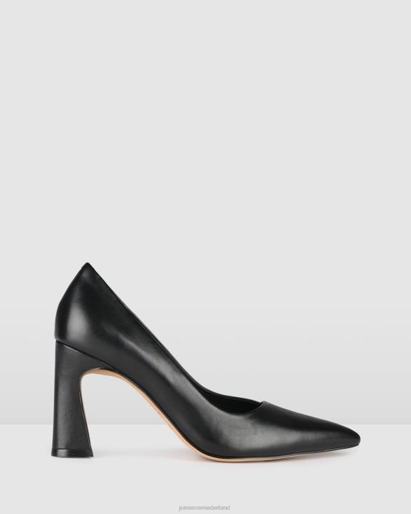 duif hoge hakken 46LN145 zwart leer Jo Mercer schoenen