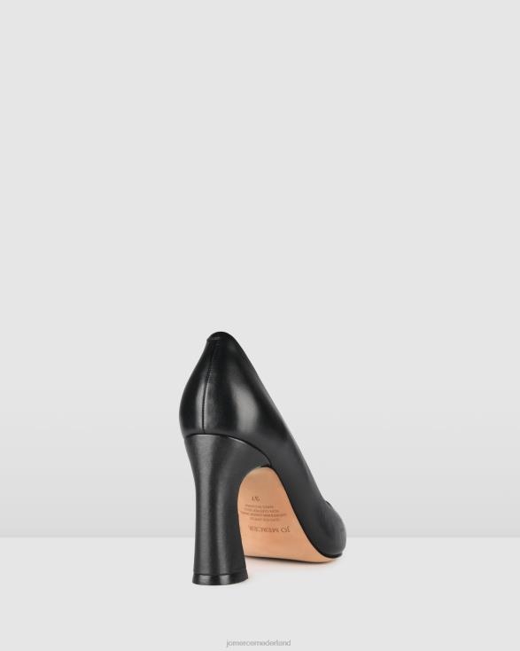 duif hoge hakken 46LN145 zwart leer Jo Mercer schoenen