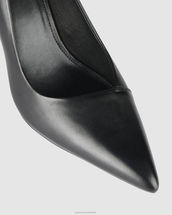 duif hoge hakken 46LN145 zwart leer Jo Mercer schoenen