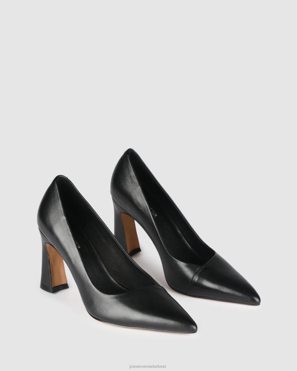 duif hoge hakken 46LN145 zwart leer Jo Mercer schoenen