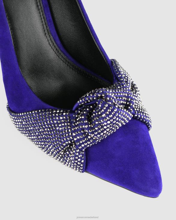 lexie hoge hakken 46LN94 ultra violet suède Jo Mercer schoenen