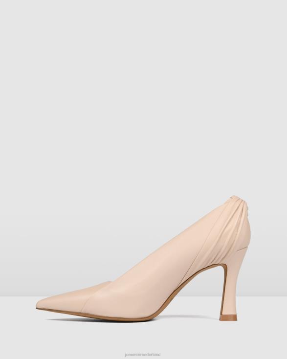 remi hoge hakken 46LN140 poederroze leer Jo Mercer schoenen