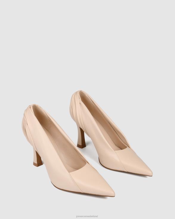 remi hoge hakken 46LN140 poederroze leer Jo Mercer schoenen