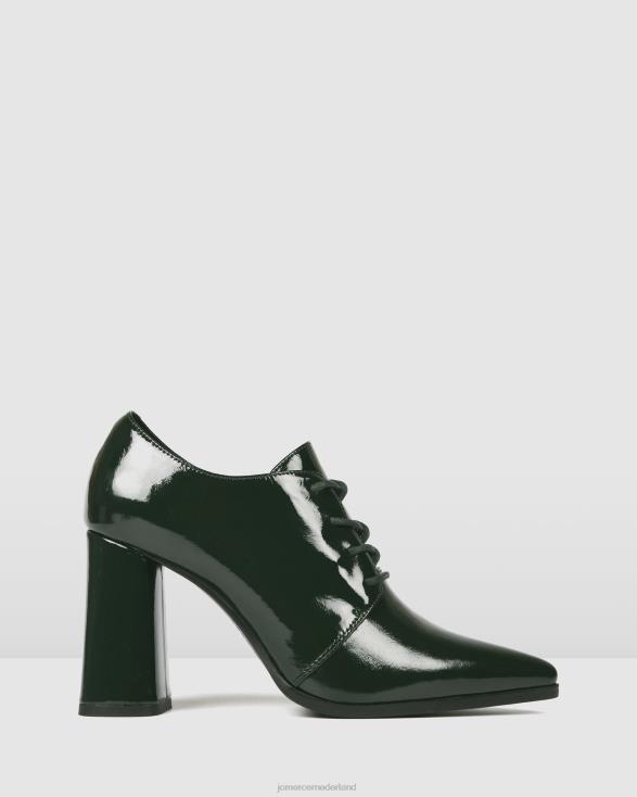 tasha hoge hakken 46LN123 bosgroen patent Jo Mercer schoenen