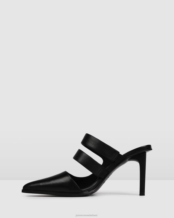 vada hoge hakken 46LN113 zwart leer Jo Mercer schoenen