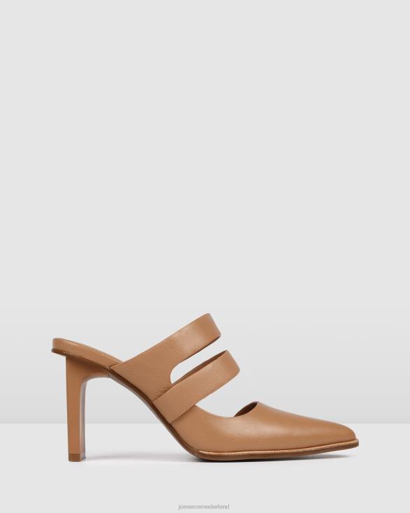 vada hoge hakken 46LN114 beige leer Jo Mercer schoenen