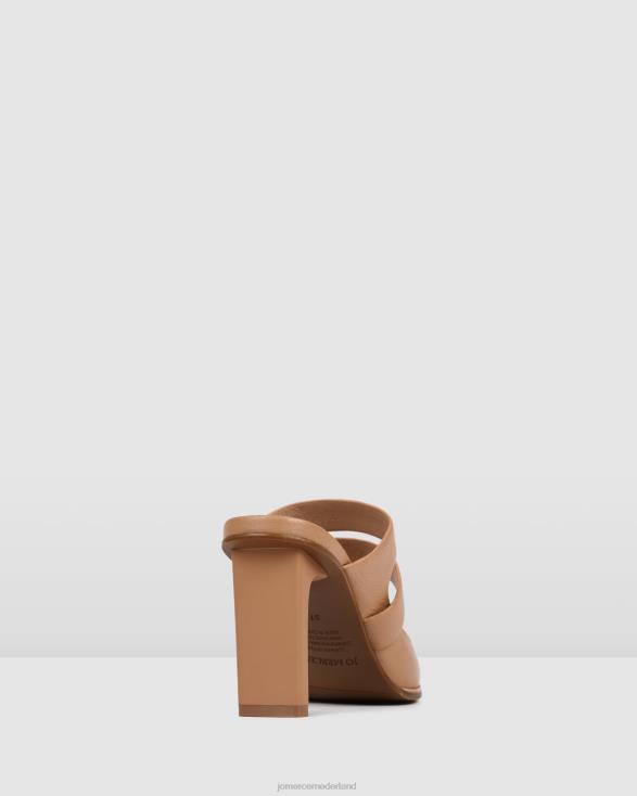 vada hoge hakken 46LN114 beige leer Jo Mercer schoenen