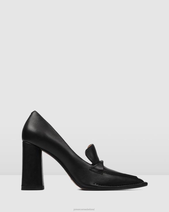 verlang naar hoge hakken 46LN79 zwart leer Jo Mercer schoenen