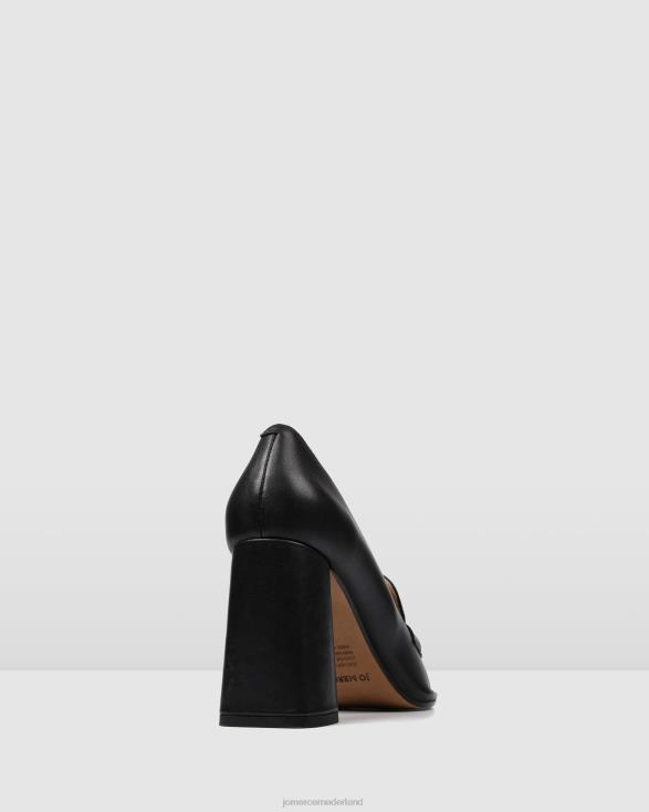 verlang naar hoge hakken 46LN79 zwart leer Jo Mercer schoenen