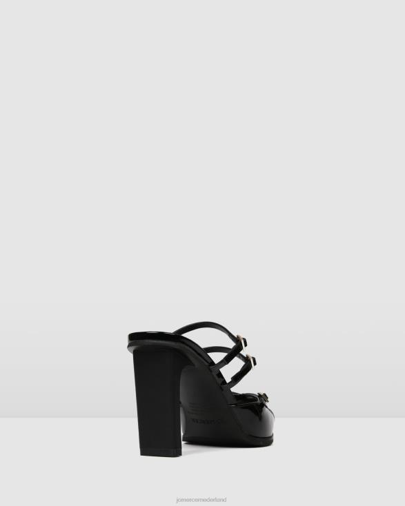 veronica hoge hakken 46LN125 zwart patent Jo Mercer schoenen