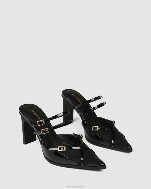 veronica hoge hakken 46LN125 zwart patent Jo Mercer schoenen