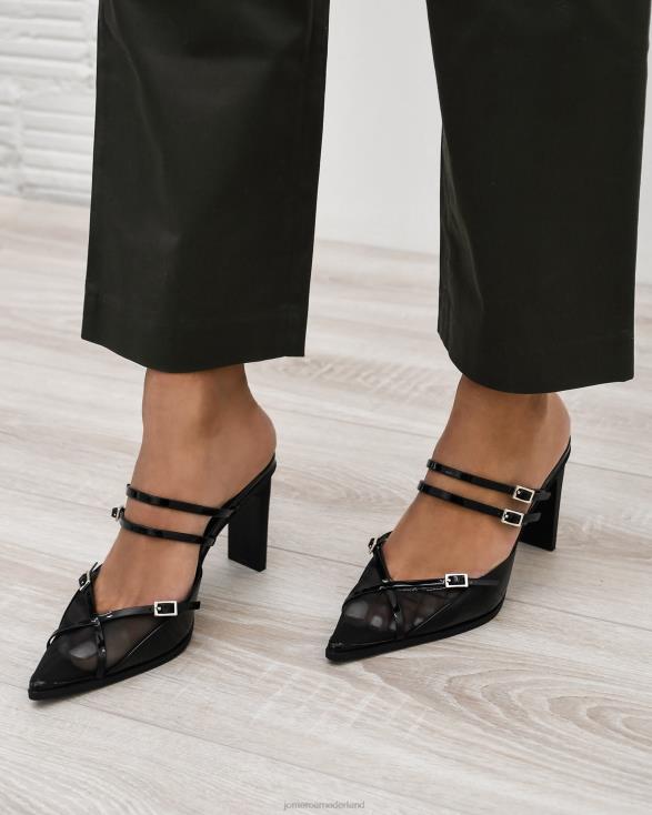 veronica hoge hakken 46LN125 zwart patent Jo Mercer schoenen