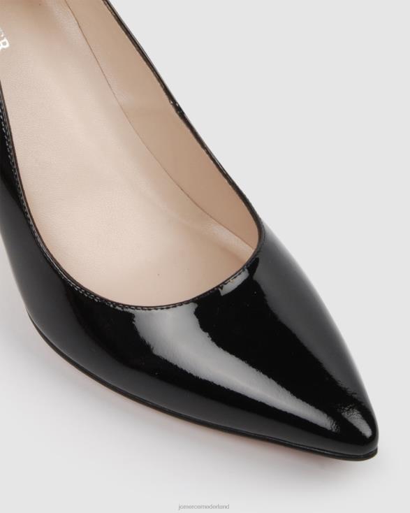 zwarte hoge hakken 46LN100 zwart patent Jo Mercer schoenen