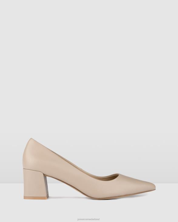 Carrington lage hakken 46LN4 taupe leer Jo Mercer schoenen