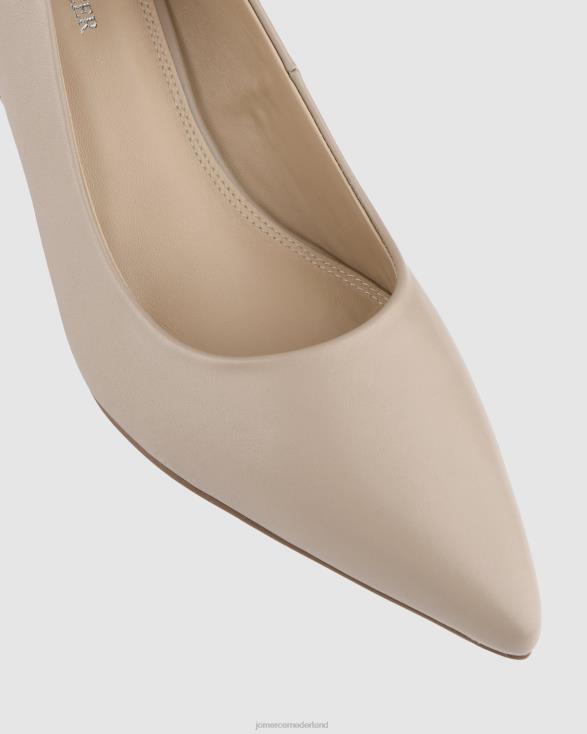 Carrington lage hakken 46LN4 taupe leer Jo Mercer schoenen