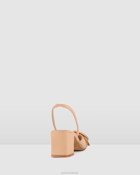 Chelsea lage hakken 46LN14 natuurlijke raffia Jo Mercer schoenen