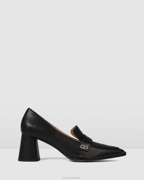 Evelyn lage hakken 46LN7 zwart leer Jo Mercer schoenen