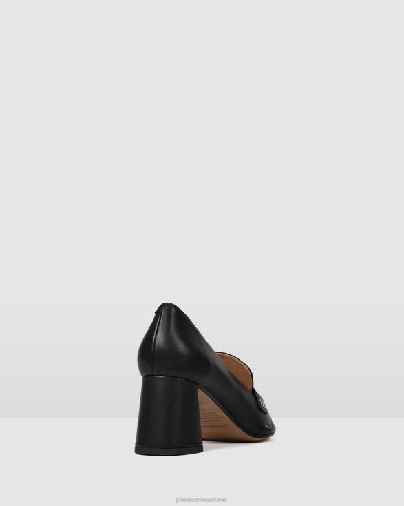 Evelyn lage hakken 46LN7 zwart leer Jo Mercer schoenen