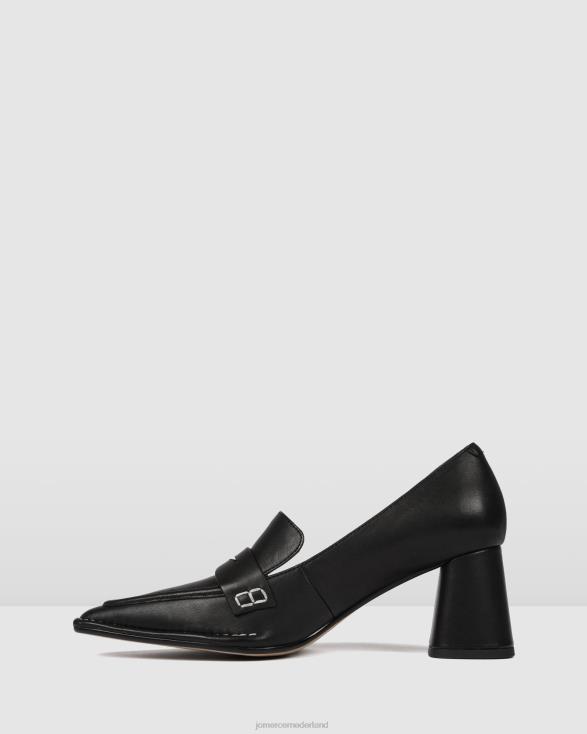 Evelyn lage hakken 46LN7 zwart leer Jo Mercer schoenen