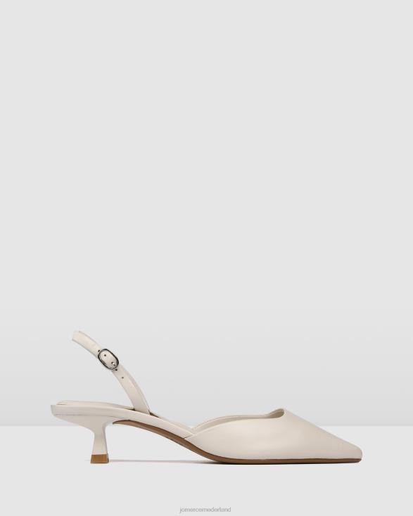 Madison lage hakken 46LN12 gebroken wit leer Jo Mercer schoenen
