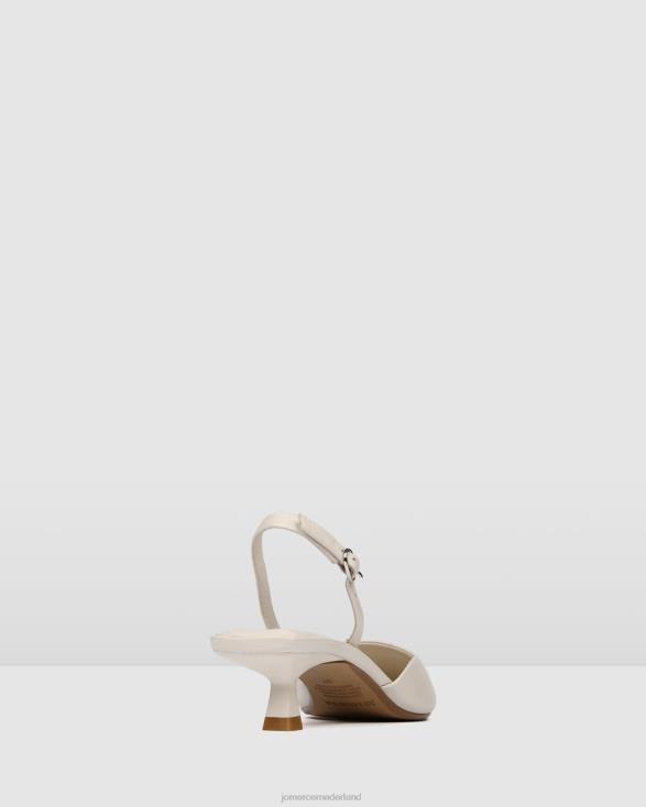 Madison lage hakken 46LN12 gebroken wit leer Jo Mercer schoenen