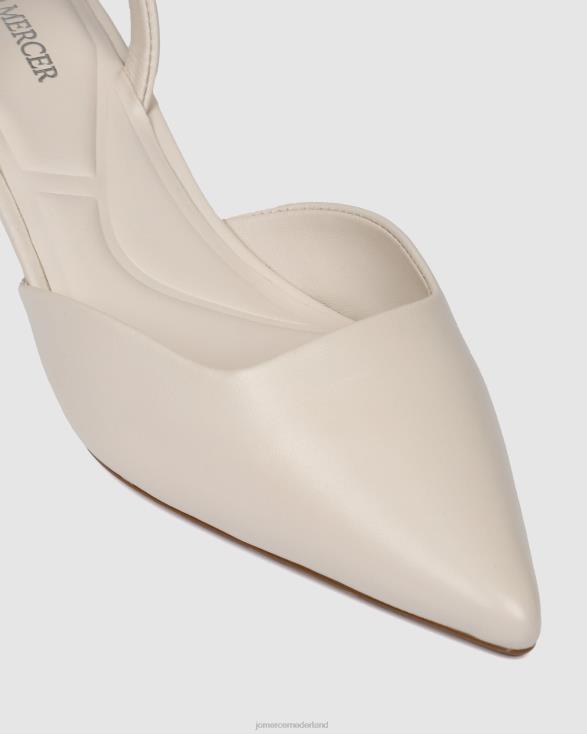 Madison lage hakken 46LN12 gebroken wit leer Jo Mercer schoenen