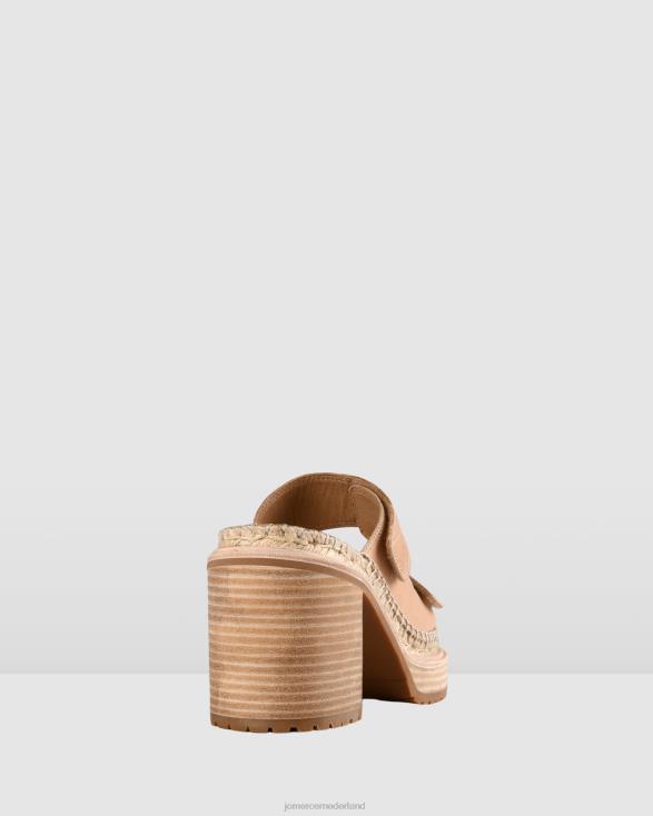 Kruze espadrilles met middenblokhak 46LN48 echt leer Jo Mercer schoenen