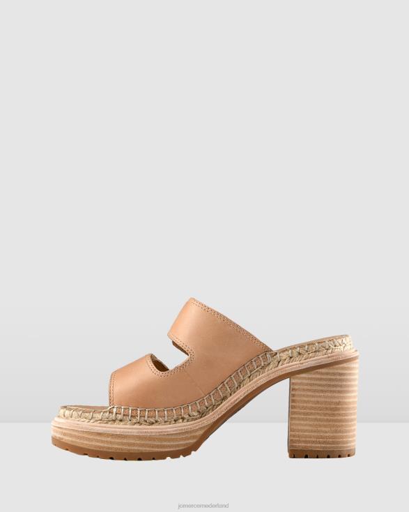 Kruze espadrilles met middenblokhak 46LN48 echt leer Jo Mercer schoenen