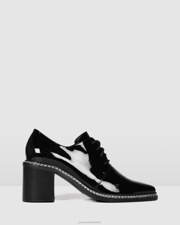 aston middelhoge hakken 46LN15 zwart patent Jo Mercer schoenen