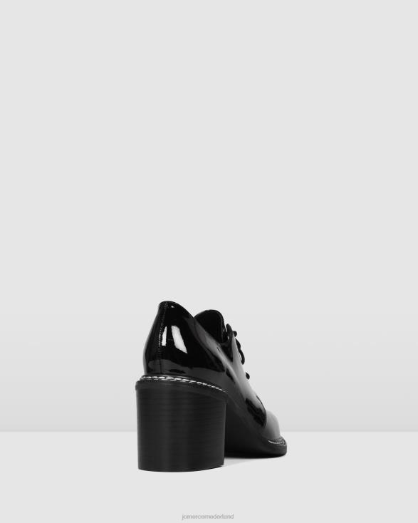 aston middelhoge hakken 46LN15 zwart patent Jo Mercer schoenen