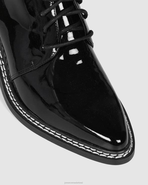 aston middelhoge hakken 46LN15 zwart patent Jo Mercer schoenen