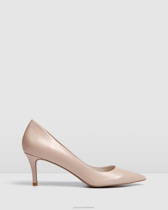 gijzelaar midden hakken 46LN56 lichtbeige leer Jo Mercer schoenen