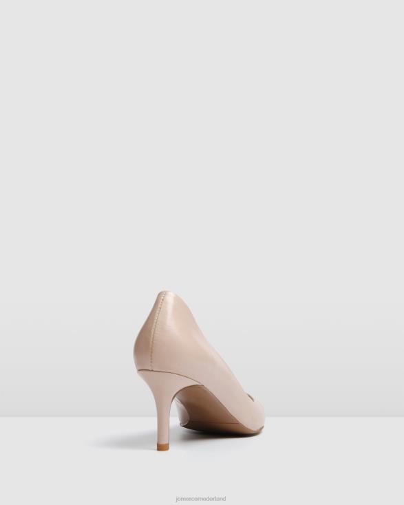 gijzelaar midden hakken 46LN56 lichtbeige leer Jo Mercer schoenen