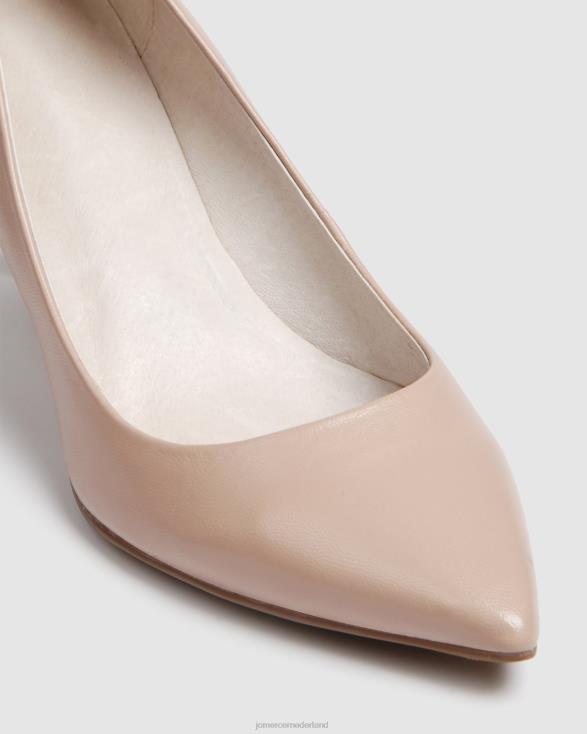 gijzelaar midden hakken 46LN56 lichtbeige leer Jo Mercer schoenen