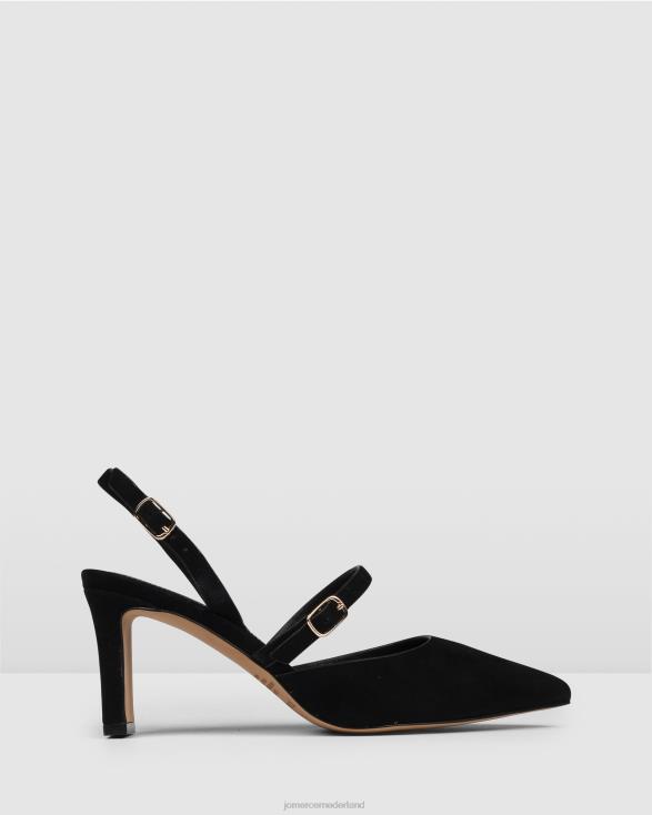 karina halfhoge hakken 46LN27 zwart suède Jo Mercer schoenen