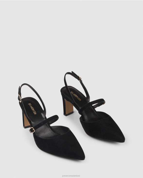 karina halfhoge hakken 46LN27 zwart suède Jo Mercer schoenen